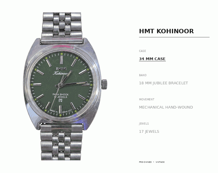 HMT_Kohinoor_Vintage